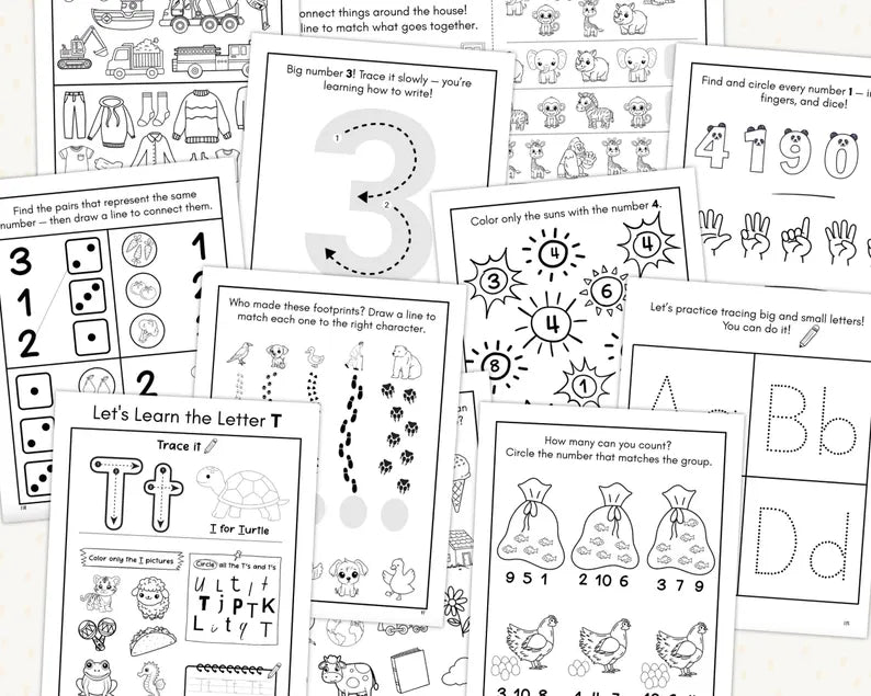70,000+ Preschool Educational Worksheets | PLR/MRR Resell Rights