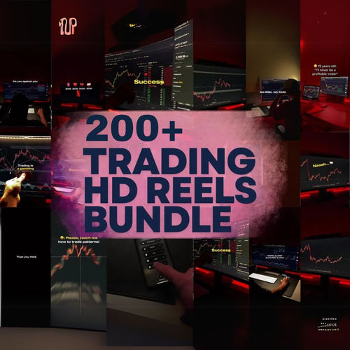 200+ HD Trading Reels Bundle | PLR/MRR Resell Rights