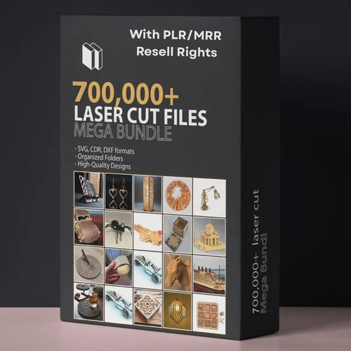 700,000+ Premium Laser Cut Designs Bundle | PLR/MRR Resell Rights