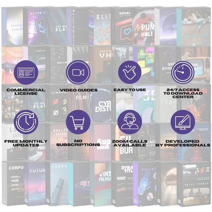 All-in-One Video Editing Assets Bundle Pack
