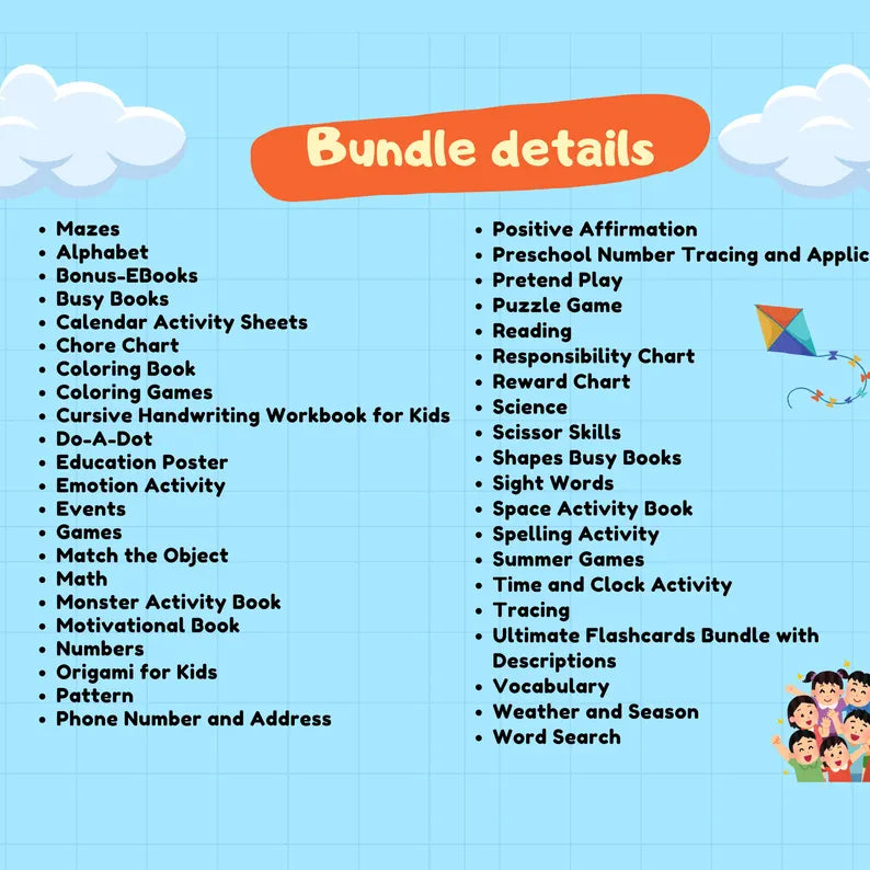 70,000+ Preschool Educational Worksheets | PLR/MRR Resell Rights
