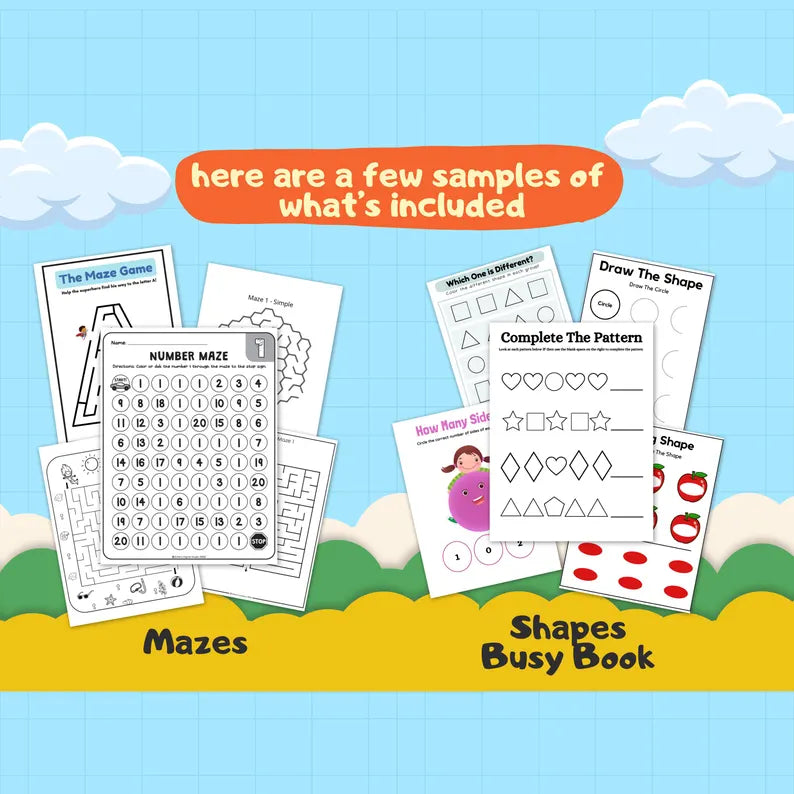 70,000+ Preschool Educational Worksheets | PLR/MRR Resell Rights