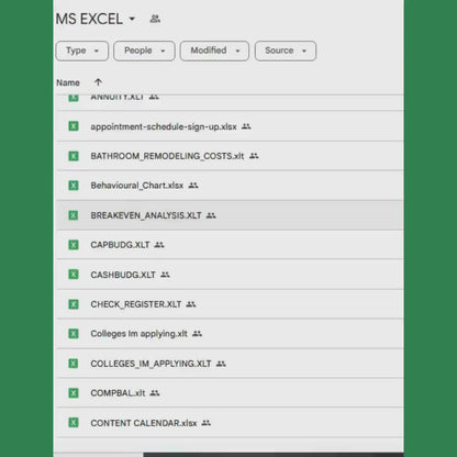 1000+ Excel Templates